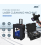 200W 300W Portable Handheld Pulse Laser Cleaning Machine Trolley Case Fiber Laser Cleaner Metal Rust Remover